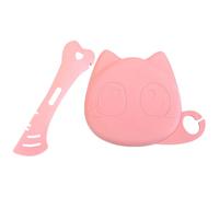 KAHDGSS 2 Cierres De Latas De Elastómero para Comida De Gatos con Cuchara Y Abridor Innovación De Ruedas Abrelatas De Comida para Gatos con Cuchara