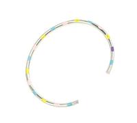 KAHDGSS 2. Madera De Brazalete Ajustable De Cobre Abierto Ligero para Viajes Y Brazalete Esmaltado Amigable