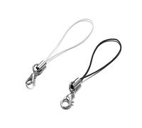 KAHDGSS 2 Piezas Cordón para Muñeca Mosquetón Cordón Teléfono Cadena De Accesorios Unidades USB Joyería Artesanal Cadena Teléfono con Mosquetón