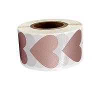 KAHDGSS 300Pieces Heart Shape Scratch Sticker For Wedding Valentines Day Labels For Making Coupon Card Raffle Card Cards