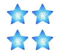 KAHDGSS 4 Piezas De Propiedad Escenario Estrella Brillante con Luces LED Brillantes para Espectáculos Danza Fiestas Y Eventos Festivos Decoraciones LED Portátiles para Fiestas