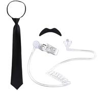 KAHDGSS Accesorios de disfraz de agente secreto con gafas y corbata para el cuello, disfraces de Halloween para adultos y niños, disfraz de juego de rol