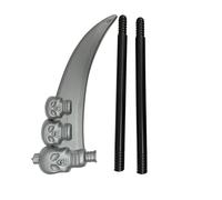 KAHDGSS Accesorios De Guadaña Grim Reapers Armas Hoja Guadaña Sintética Disfraz Hoces Juguete Para Juego Simulación Accesorios Disfraces Halloween