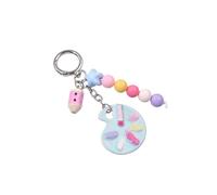 KAHDGSS Accesorios De Llavero Estético Paleta Encantadora Llavero Bolsa Llaveros Accesorios Para Mujeres Niñas Bolsa Regalo Para Bolsos