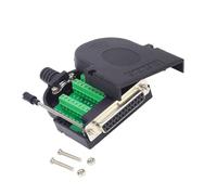 KAHDGSS Adaptador De Bloque Terminales Puerto DB25 Junta RS232 Carcasa Perfil Que Evita Daños por Tirones Cables Adaptador En Serie Sin Soldadura