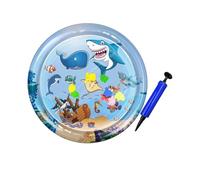 KAHDGSS Almohadilla de agua de refrigeración inflable gruesa de 100 cm para perros, gatos, tapete de PVC para mascotas, tapete de juego sensorial para clima cálido, almohadilla de agua inflable gruesa