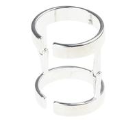 KAHDGSS Anillos de dedo con bisagras de roca, joyería larga de doble bucle, conjunto de, decoración de disfraz de Cosplay, soporte de anillo de dedo conjunto