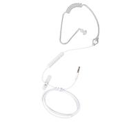 KAHDGSS Auricular de un oído de 1, 25 m Control de micrófono de 3, 5 mm y Protecciones contra la radiación Seguro en Varios Dispositivos sin radiación en los Auriculares internos