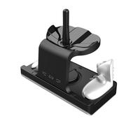 KAHDGSS Base De Carga para 3 Auriculares Estación Soporte Controladores Auriculares Soporte LED Velocidad Estación Carga del Controlador