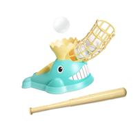 KAHDGSS Baseball Practice Pitching Game Automatic Ball Machine Toy Kids Baseball Pitching Machine with Bat and 3 Ball for Boys Girls Birthday Gifts