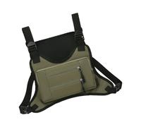 KAHDGSS Bolsa de pecho deportiva para hombres y mujeres, funcionamiento hermético, paquete de viaje antirrobo ajustable para chaleco