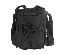 KAHDGSS Bolsa para botellas de agua con bolsillo para botella de agua con correa ajustable, accesorios para tazas, bolsa cruzada, soporte para botellas de agua, bolsa con eslingas, Black, One Size