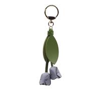 KAHDGSS Bolso de tulipanes a, dije de aleación de PU, adorno desmontable, llaveros florales elegantes para mujeres y hombres, regalo, llavero accesorio a