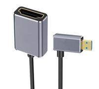 KAHDGSS Cable de cámara digital versión 2.1 microed a estándar 8K60Hz 48Gbps transmisión soporta estructura coaxial dinámica cable flexible de cámara