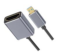 KAHDGSS Cable de cámara digital versión 2.1 microed a estándar 8K60Hz 48Gbps transmisión soporta estructura coaxial dinámica cable flexible de cámara