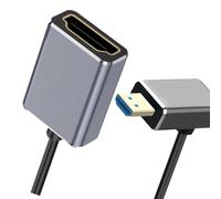 KAHDGSS Cable de cámara digital versión 2.1 microed a estándar 8K60Hz 48Gbps transmisión soporta estructura coaxial dinámica cable flexible de cámara