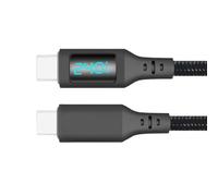KAHDGSS Cable de carga rápida USB 2.0 tipo C USB C de 480 Mbps, carga rápida y transferencia de datos, cable trenzado con pantalla LED, USB rápido