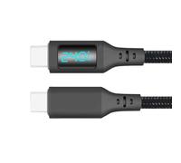 KAHDGSS Cable de carga rápida USB 2.0 tipo C USB C de 480 Mbps, carga rápida y transferencia de datos, cable trenzado con pantalla LED, USB rápido