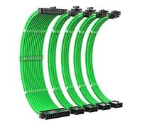 KAHDGSS Cable de extensión de alimentación PCIE de 24 pines, 6+2 pines, 4+4 pines, cable trenzado de nailon, cable divisor para placa base