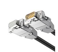 KAHDGSS Cable De Extensión SVGA D-Sub 15 Pines 1 5 M Cable Sincronización Coaxial Blindado Para PC/pantallas SVGA Negro