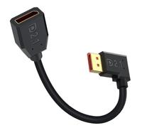 KAHDGSS Cable DisplayPort 2.1 avanzado de 52 Gbps de ancho de banda compatible con 16 K a 30 Hz y 8 K a 240 Hz con compatibilidad con versiones anteriores, compatible con FreeSync G Sync