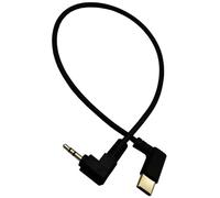 KAHDGSS Cable en ángulo Tipo C a 2, 5 mm USB Tipo C a Auriculares auxiliares Macho de 2, 5 mm para Mejorar la Calidad del Sonido Ángulos Rectos chapados en Oro