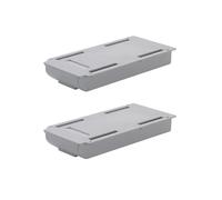 KAHDGSS Caja De Almacenamiento Oculta Con Montaje Adhesivo Sin Perforación Debajo La Para Oficina Solución Organización Del Hogar Compartimento Oculto Acceso Rápido