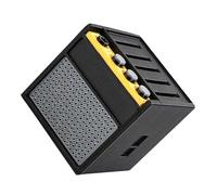 KAHDGSS Caja de almacenamiento portátil para púas de guitarra, caja para púas de guitarra, con forma de altavoz, coleccionista de cumpleaños, b