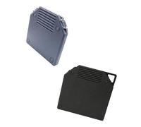 KAHDGSS Caja De Cinta De Rollo Abierto Decímetro Transportable con Integrado contra Arañazos Sustancia ABS para Almacenamiento De Registro De Sonido Caja De Cinta De Grabación Negra Y Gris