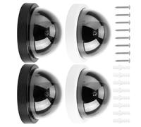 KAHDGSS Cámara De Vigilancia Simulada Diseño Realista Disuasión Visual 24 Día 7 Días a La Semana Seguridad En Interiores Y Exteriores No Se Requiere Cableado Carcasa De ABS Cámara Falsa para De