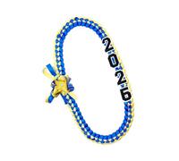 KAHDGSS Collar de flores de cinta, cordón de poliéster hecho a mano con dije de año para ceremonia de graduación, foto de fiesta, collar de banda de graduación