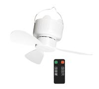 KAHDGSS Compactly - Ventilador colgante de 5 V CC con 3 engranajes de viento, ventilador de techo silencioso para el hogar, camping, cama, tienda de campaña, techo con control remoto