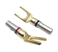 KAHDGSS Conector Auditivo Altavoces Altavoces con Enchufes Horquilla Plátano 4 Mm Excelente Conductividad Conductividad Enchufe