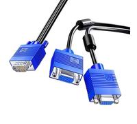 KAHDGSS Conectores De Divisor VGA 1 Y 2 out Port Expansión Velocidad para La Expansión Dispositivos Resolución 1080p Cable División VGA PC