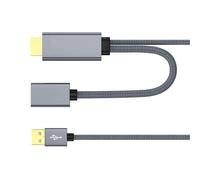 KAHDGSS Confiabilidad HDTV a convertidor con Entrada de alimentación USB para rendimientos consistentes de 4K60Hz para Mayor Durabilidad Lo HDTV a Adaptador