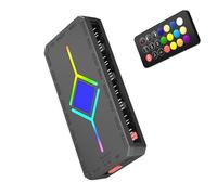 KAHDGSS Controlador Argb 1 A 9 Splitter De Puerto 5V 3P Controlador Ventilador Enfriamiento Succión Magnética para Ventilador Administración Casos PC para Juego PC.
