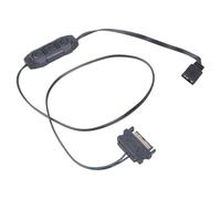 KAHDGSS Controlador de alimentación ARGB de 5 V y 3 pines para sincronización de iluminación de ventilador de computadora, tiras de luz de ajuste de velocidad, accesorios de PC para juegos