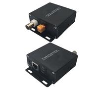 KAHDGSS Convertidor coaxial Compacto Permite Transferencia Estable de señales de 500 M para instalaciones de Seguridad Profesionales Transmisión de vídeo a Larga Distancia