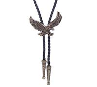 KAHDGSS Corbata Bolo para Hombre Carnavales Corbata Occidental Relieve Hebilla de Águila Decoraciones Corbata Bolo Accesorios de Halloween Corbata Hombres Mujeres Corbatas Vaqueras para Collar