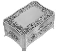 KAHDGSS Decorative Alloy Multiple Compartment Jewelry Box Portable Organizers For Home Display Travel Decorative Antique Jewelry Organizers