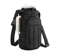 KAHDGSS Deportes Aire Libre Bolsa Cruzada para Botella De Agua con Aislamiento Portavasos Térmicos De Gran Capacidad Portadores De Tela Resistente para Senderismo Portavasos Térmicos con Múltiples