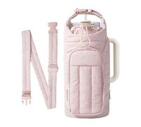 KAHDGSS Deportes Aire Libre Bolsa Cruzada para Botella De Agua con Aislamiento Portavasos Térmicos De Gran Capacidad Portadores De Tela Resistente para Senderismo Portavasos Térmicos con Múltiples