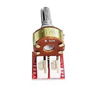 KAHDGSS Double Channel Sound Adjustment Board with 3 Resistance Option B10K/B50K/B100K For Home Theater Systems Double Gang Stereo Sound Control DIY Kit