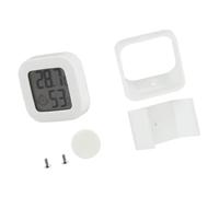 KAHDGSS Durabilidad ABS Sensores de temperatura ambiental con pantalla LCD Fácil instalación para áreas de trabajo industriales y sensores de humedad de temperatura de uso doméstico