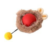 KAHDGSS Electric Mouse Tail Cat Silicone Toy Cats Sphere Silicone Teasing with Tail For Indoor Felines Play Cats Teaser For Indoor