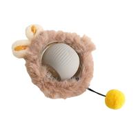 KAHDGSS Electric Mouse Tail Cat Silicone Toy Cats Sphere Silicone Teasing with Tail For Indoor Felines Play Cats Teaser For Indoor