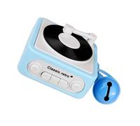 KAHDGSS Elegante Caja De Música para Fonógrafo Llavero con Función Grabación Y Características Musicales para Entusiastas Los Estilos Vintage Llaveros Gramófono