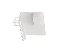 KAHDGSS Elegante mesita de Noche de Metal Que Incluye un Soporte Estable para Bebidas y prácticas bandejas para artículos pequeños, un Sencillo Estante Junto a la Cama