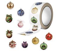 KAHDGSS Festival Adhesive Christmas Bells Stickers Friendly Removable PVC Cartoon Artwork For Gadget Customization Decoration Festival Device Stickers For Christmas