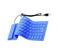 KAHDGSS Flexible Rolls Up Silicone Keyboards 85Keys USB Wireds Waterproof Dustproof Silents for PC and Laptop Silents Soft Keyboards